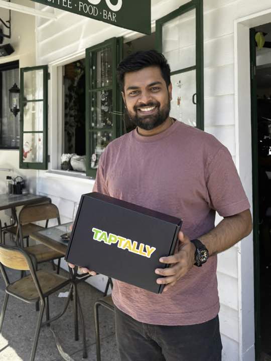 TapTally merchant using the loyalty program