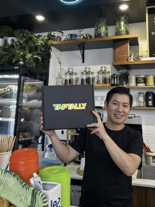 TapTally merchant using the loyalty program